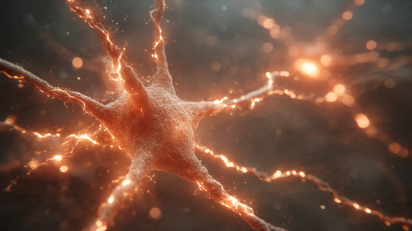 AI-generated neuron visual